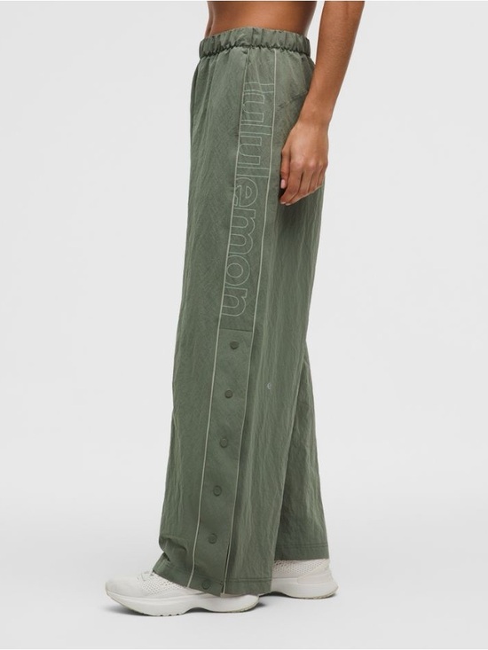 lululemon athletica Pants - Lululemon Crinkle Nylon Mid-Rise Track Pant
Wordmark